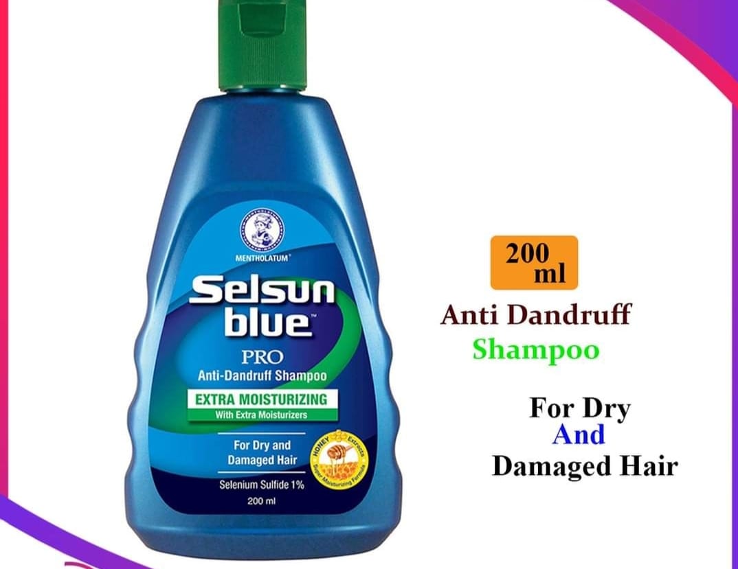 Selsun blue pro Anti dandruff shampoo  for dry damaged hair