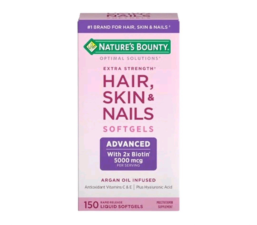 Natures, bounty 150 capsule gels Supports Beautiful Hair, Healthy Nails skin