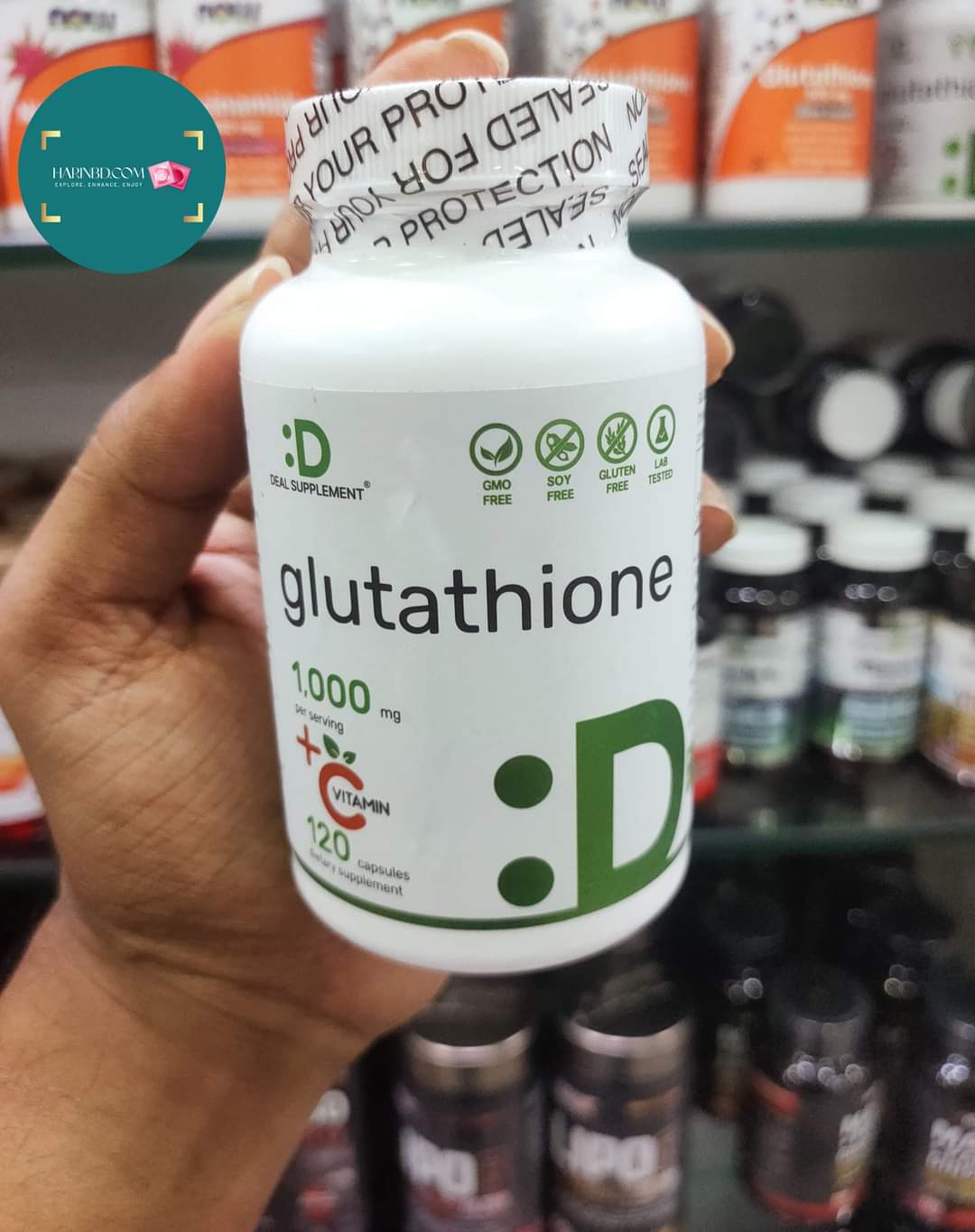 Deal supplement Glutahione 1000 mg + vitamin c