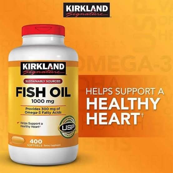 Kirkland fish oil 1000 mg 400 softjels