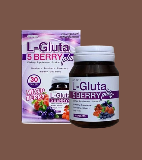 L gluta - 5 berry plus 30 tablets mixed berry