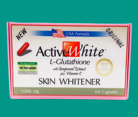 Active white L glutahioner skin whitener