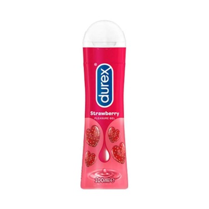 Durex 100 lubricant gel Strawberry flavour intimate performance gel