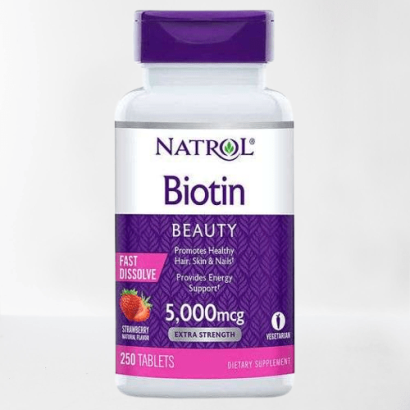 Natrol biotin beauty 5,000 mcg 250 tablets