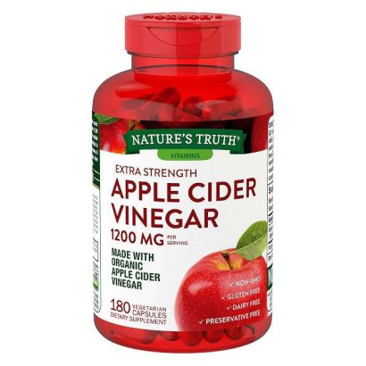 Apple Cider Vinegar 1200mg 180 Capsules(Nature’s Truth)