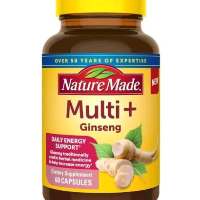 Nature Made Multi + Ginseng 60 Caps    Nature Made.png Brand: Nature Made