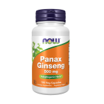 NOW Foods Panax Ginseng 500mg Adaptogenic Herb 100 Veg Capsules