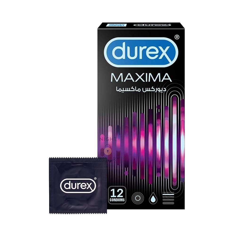 Durex Maxima 52mm With Stimulating Gel Condom - 12Pcs Pack