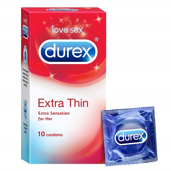 Durex Extra Thin Condoms 10 pcs pack