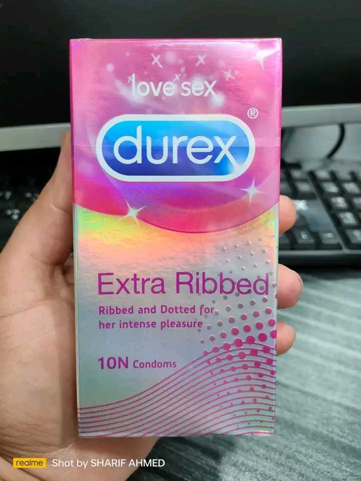 Durex Extra Ribbed Condomos 10 pcs pack