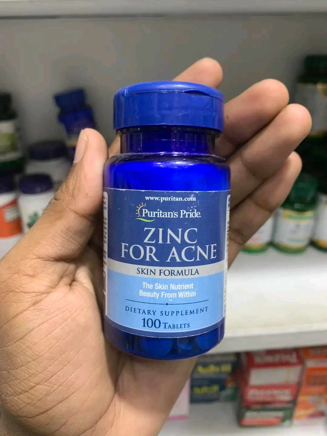 Puritan's Pride Zinc for Acne (100 Tablets) in Bangladesh