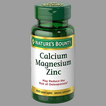 Nature’s Bounty Calcium Magnesium & Zinc 100 count.