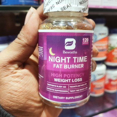 BEWORTHS Night Time Slimming Fat Burning Capsules Support Weight Loss Pills