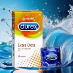 Durex Extra dotted Condomos 10 pcs pack